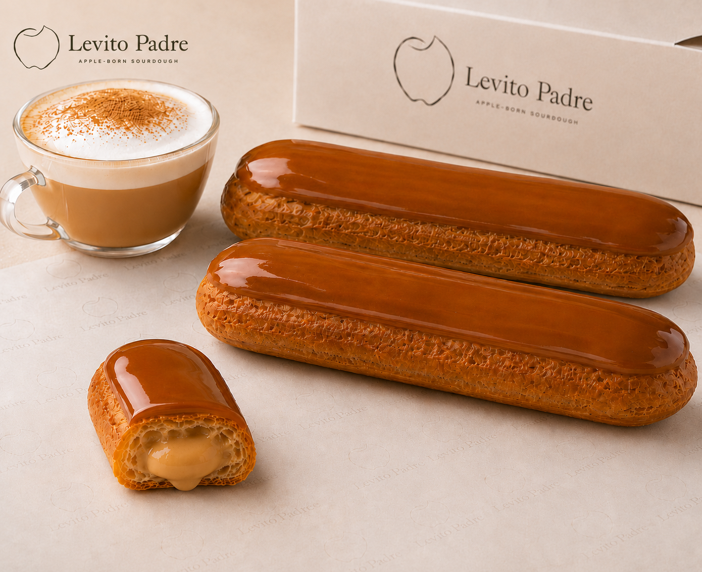 Caramel Eclair