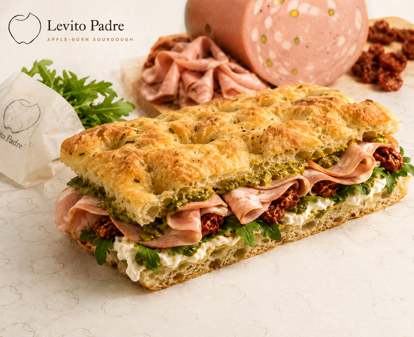 Mortadella Focaccia