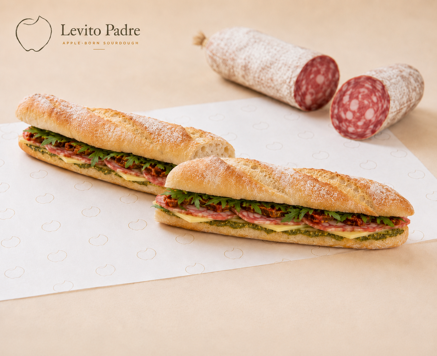Salami Milano Baguette