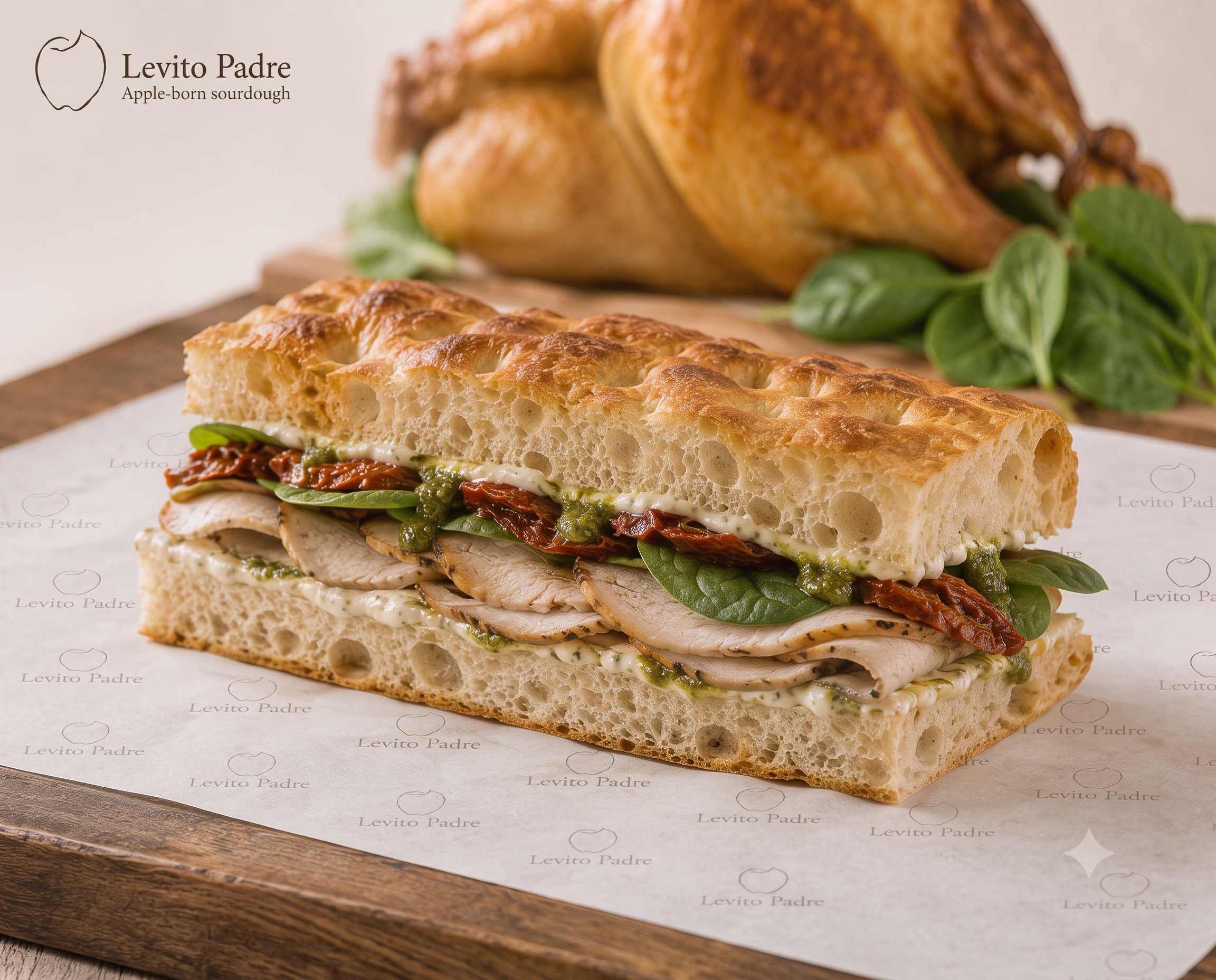 Tuscan Turkey Focaccia